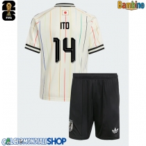 Maglie da calcio Giappone Junya Ito #14 Seconda Maglia Bambino Mondiali 2026  Manica Corta + Pantaloni corti)